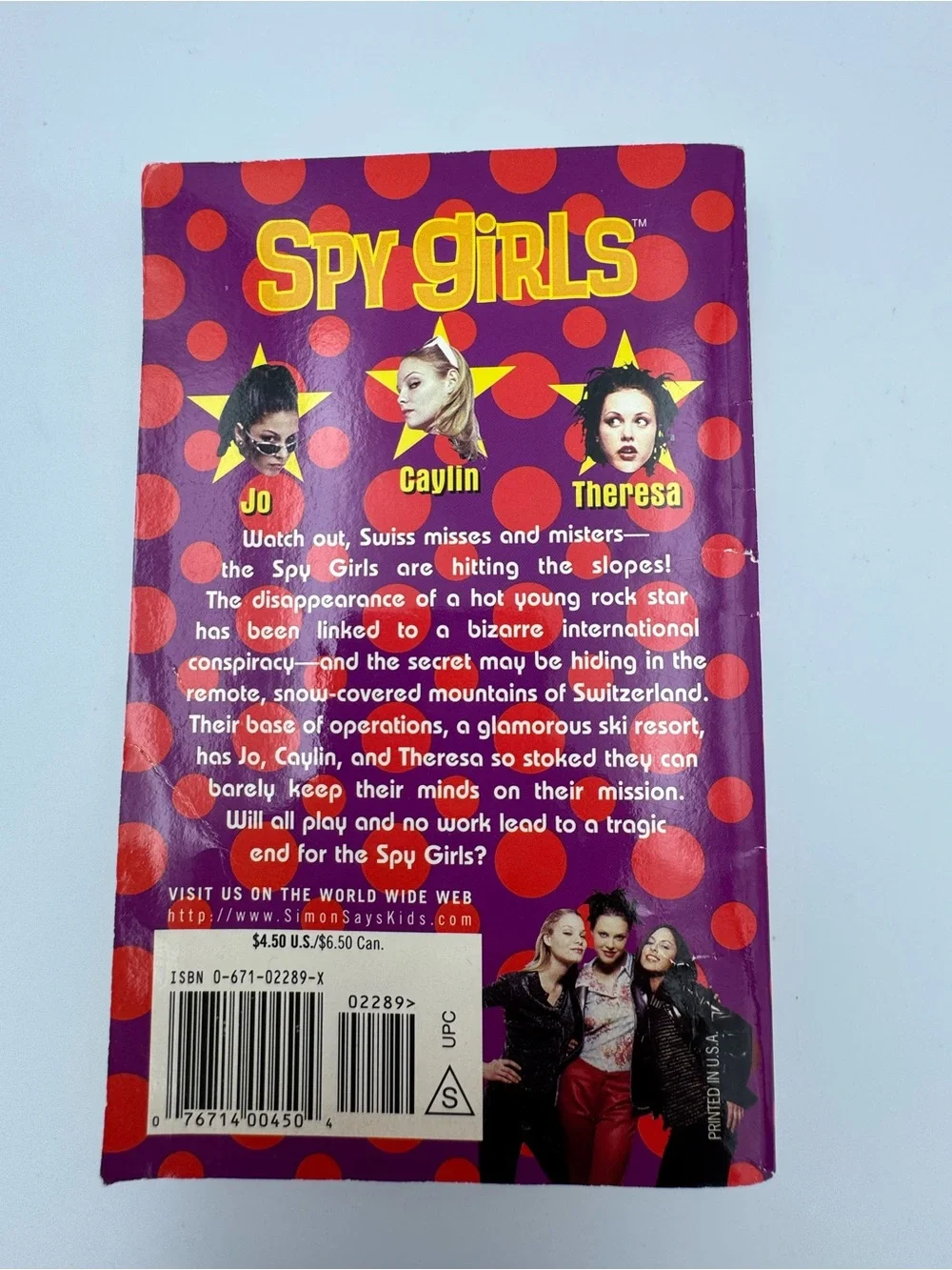 Spy Girls Are Forever‎ #4 Elizabeth Cage 1999 Paperback YA Novel Book